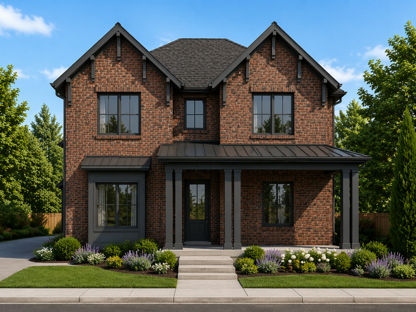 Exterior of a Cook Street luxury custom home in Observatory Park